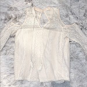 Lace Off the Shoulder Top